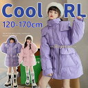 中綿コート ロングコート ダウンジャケット キッズ 子供服 女の子 ダウンコート 冬服 ロング丈 アウター フード付き 通学通園 韓国風 暖かい 可愛い