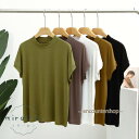 Tシャツ 半袖Tシャツ レディース 無地 カラバリ 薄手 ゆったり 通勤 大きいサイズ 春 夏 大人 楽ちん 汗じみ防止 汗染みない 春夏 夏服 夏物 新作