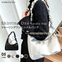 シャーリングショルダーバッグ レディース 春 夏 秋 冬 シャーリング ワンハンドル 韓国風 ブラック ホワイト シルバー ブラウン ゴールド ダークエンジェル