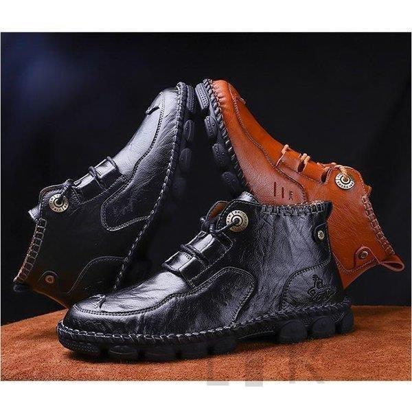 ワークブーツ メンズ ショートブーツ ハイカット レースアップシューズ メンズ靴 エンジニアーツ 大き..