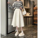 スカート 秋冬 レディース 膝丈 aライン 冬物 ハイウエスト 通勤 無地 大きいサイズ ゆったり 着回し 20代 30代 40代 可愛い