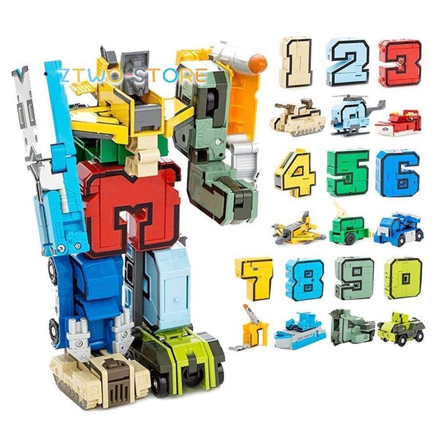 ロボットおもちゃ デジタル玩具 子供向け 組み立てモデルDIY学習 0-9算数足し算 分解おもちゃ 知育玩具 立体パズル 誕生日 クリスマス