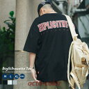 Tシャツ メンズ ビッグシルエット オーバーサイズ バックプリント 韓国ファッション ストリート系 ブランド レディース