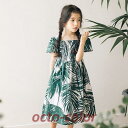 子供服 ワンピース キッズ 子供ドレス dress 韓国子供服 ジュニア 女の子 夏 半袖 膝丈ワンピース 綿 花柄 カジュアル おしゃれ 可愛い 通学着 通園...