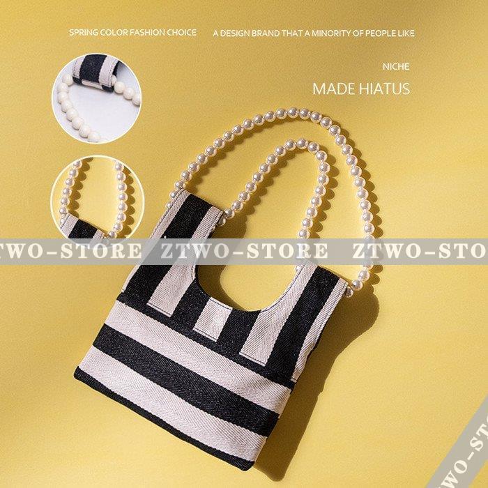 トートバッグ レディース パール チェン 2WAY キャンバス 大容量 手提げ お出かけ ストライト デザイン..