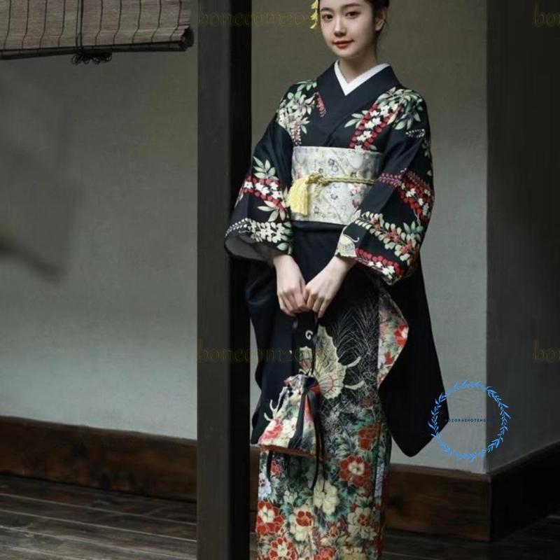 浴衣 単品 レディース 大人っぽい シック 女性 単衣着物 夏着物 花火大会 夏祭り 盆踊り 代 代 代 古典柄 ゆかた ブラック 色