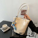 カゴバッグ ハンドバッグ トートバック レディース 手提げ 麦わらバッグ 草編みバッグ 夏 かわいい おしゃれ 軽量 新品 夏祭り 旅行 新品
