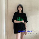 Tシャツ ドロップショルダーtシャツ レディース カットソー 夏服 夏トップス 大きいサイズ ティーシャツ 可愛い 女の子 20代 30代 40代 スポーツ 部屋 アジアン