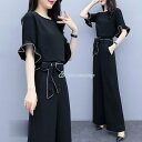 レディース 夏 セットアップ 2点セット 大きいサイズ 服 通勤 大人 オシャレ 上品 半袖 母の日