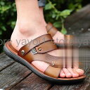 メンズ コンフォートサンダル 革サンダル メンズサンダル 歩きやすい 夏 カジュアル 滑り止め 通気 コンフォタブル 父の日