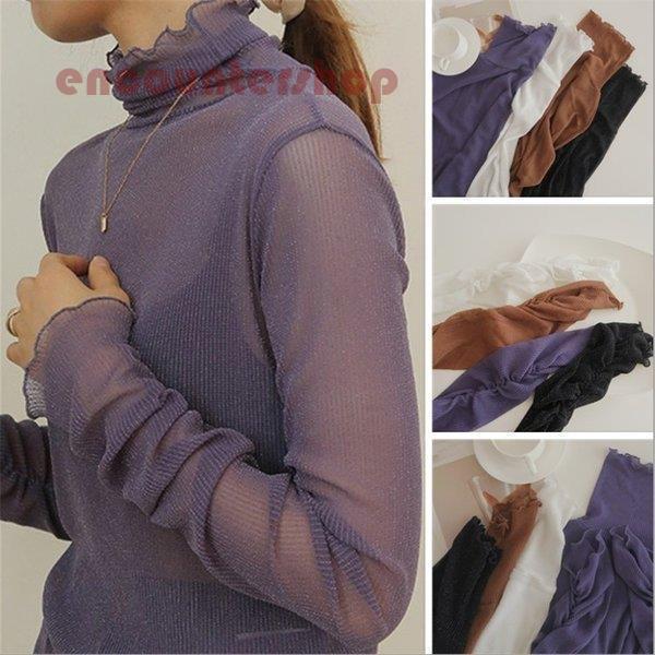 ブラウス レディース オフィス レース トップス レースブラウス 長袖 春 秋 冬 きれいめ 透かし雕り ハ..