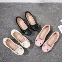 パンプス 痛くない 脱げない 歩きやすい ローヒール 軽量 クッション リボン フラットシューズ ラウンドトゥ 美脚 フラットパンプス レディース おしゃれ 夏