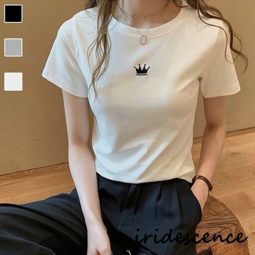Tシャツ レディース 半袖Tシャツ コットン クルーネック 夏Tシャツ 白 カットソー 半袖 サマーTシャツ 快適 シンプル ゆったり トップス 薄手 Tシャツ レディース 半袖Tシャツ コットン クルーネック 夏Tシャツ 白 カットソー 半袖 サマーTシャツ 快適 シンプル ゆったり トップス 薄手