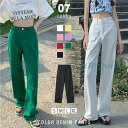デニムパンツ ワイドパンツ オーバーサイズ デニム ボトムス シンプル ストレート ジーンズ ハイウエスト 無地 パンツ ボトムス レディース カジュアル 春