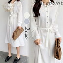 ワンピース レディース 40代きれいめ 長袖 復古調 上品 無地 マキシワンピース 春夏秋冬 シフォン ドレス韓国風chic結婚式 旅行 オシャレ 上品 着痩せ