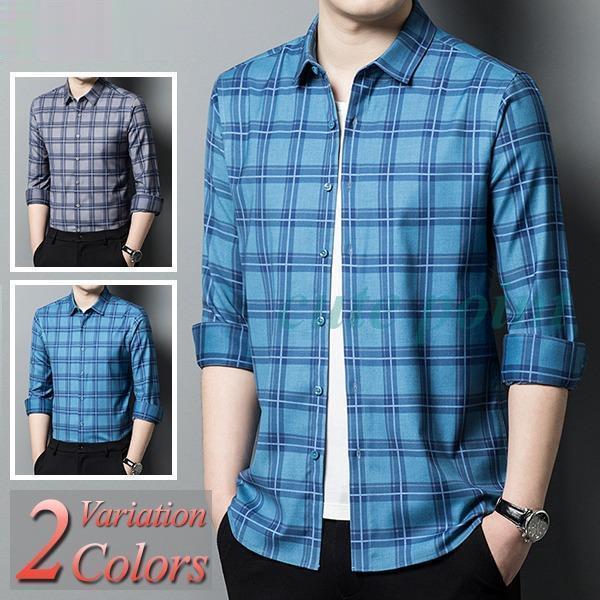 「2024新品発売」 シャツ メンズ 長袖カジュアルシャツ 春 秋 冬 ビジネス ワイシャツ おしゃれ 40代 5..