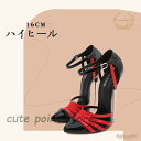 レディース ファッション 新作 ハイヒール 16CM スチレットヒール パーティー モデル 女性 サンダル 結婚式 出勤 おしゃれ スリッポン 美脚