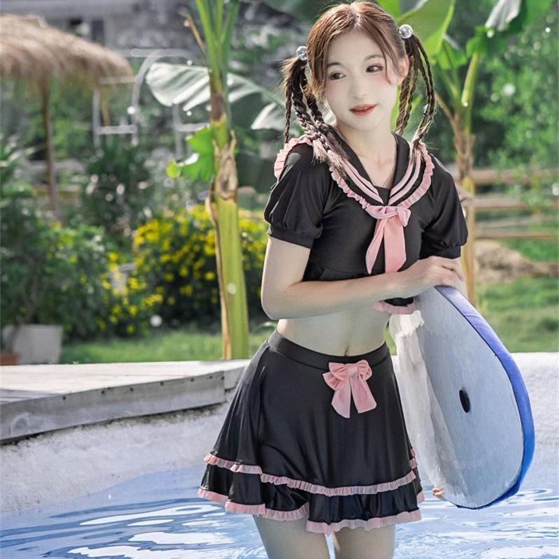 夏 フィットネス水着 レディース セパレート 体型カバーママ水着 半袖 おしゃれ かわいい 女性用 上下セット 小胸 盛れる 20/30/40代 ぽっちゃり 露出控えめ