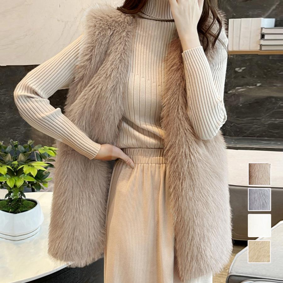 エコファーベスト レディース韓国風ベスト