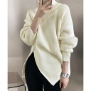 タートルネック ニットトップスレディース