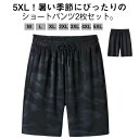 ドライ 接触冷感 涼しい メンズ 【2枚セット】 ハーフパンツ ショートパンツ 5分丈 ウエストゴム 吸水速乾 涼感 メッシュ 5分丈 通気性 夏