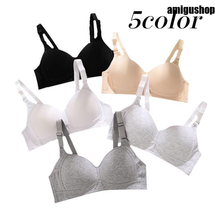 ブラジャー ジュニア Tシャツブラ 無地 シンプル レディース インナー 中学生 高校生 女の子 下着 単品 フルカップ
