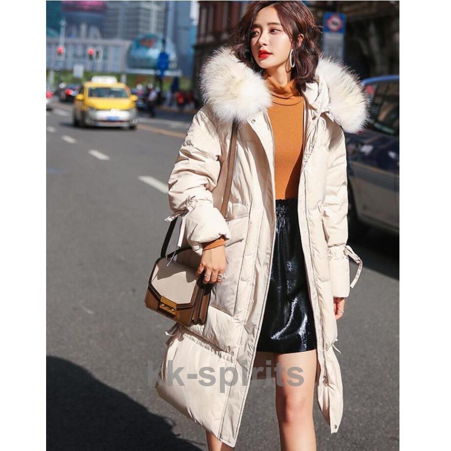 ダウン 超ロングコートレディース ダウンコート ファーコート 冬服 防寒着 暖かい 厚手 フード付き オシャレ アウター 厚手 通勤 高品質