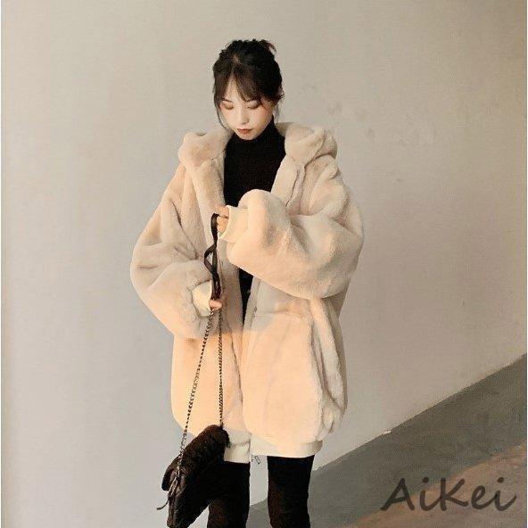 ファーコート レディース コート フェイクファー アウター 秋冬アウター フード付き ダウン コート 40..