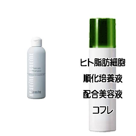 マザーズデーコフレ 送料込 アクセーヌ ヘアケアシャンプー(210ml) ヒト脂肪細胞美容液コフレ＜4951819049000＞