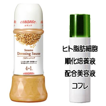 マザーズデイコフレ 送料込 アムウェイ エサンテ 4 to 1 ドレッシングソース ごま(250mL) ヒト脂肪細胞美容液コフレ＜2503350033011＞