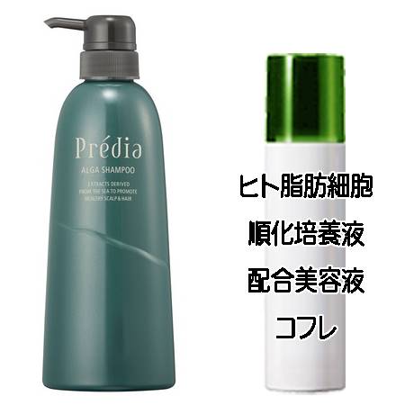 マザーズデイコフレ 送料込 プレディア アルゲ シャンプー カラーケア(600ml) ヒト脂肪細胞美容液コフレ＜4971710512328＞