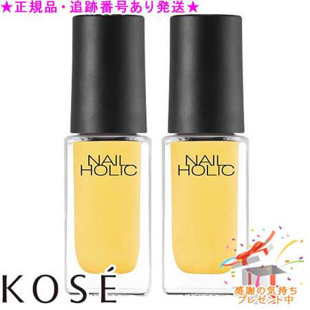 KOSE コーセー ネイルホリック YE508 5mL 2個セット プレゼント付