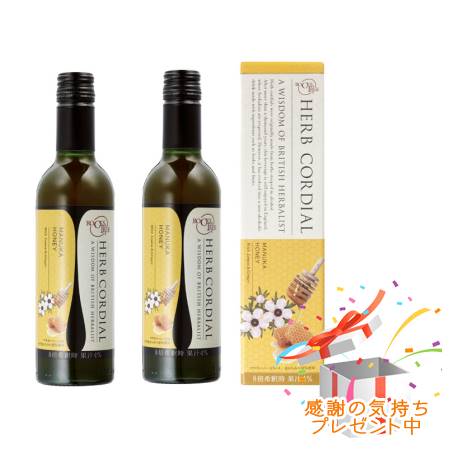 Tree of life 生活の木 ハーブコーディアル マヌカハニー 360ml 2個セット