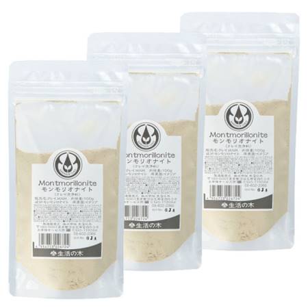 Tree of life 生活の木 モンモリオナイト 100g 3個セット Tree of life 生活の木 モンモリオナイト 100g 3個セット