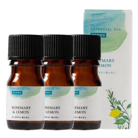 Tree of life 生活の木 WSブレンド精油 ローズマリー＆レモン 5mL 3個セット ※外箱折りたたんでご発送※