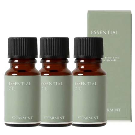 Tree of life 生活の木 エッセンシャルオイル スペアミント 精油 10mL 3個セット ※外箱折りたたんでご発送※