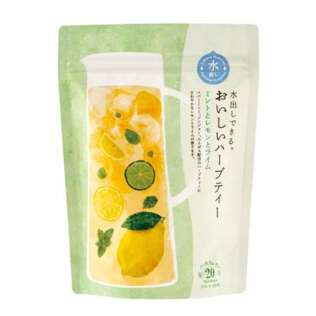 Tree of life 生活の木 水出しできる。おいしいハーブティー ミントとレモンとライム ティーバッグ 20ケ入 プレゼント付