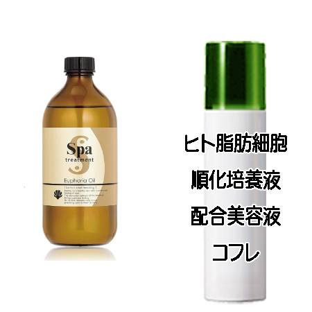 マザーズデイコフレ 送料込 スパトリートメント ユーフォリアオイル 500ml ヒト脂肪細胞美容液コフレ＜4544877505689＞