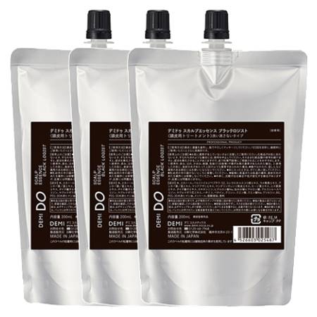 DEMI DO デミドゥ スカルプエッセンス ブラックロジスト 詰替 200mL 3個セット プレゼント付