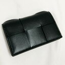 ボッテガヴェネタ 名刺入れ（メンズ） ボッテガヴェネタ カードケース メンズ ブラック 651396VCQC4 BOTTEGA VENETA