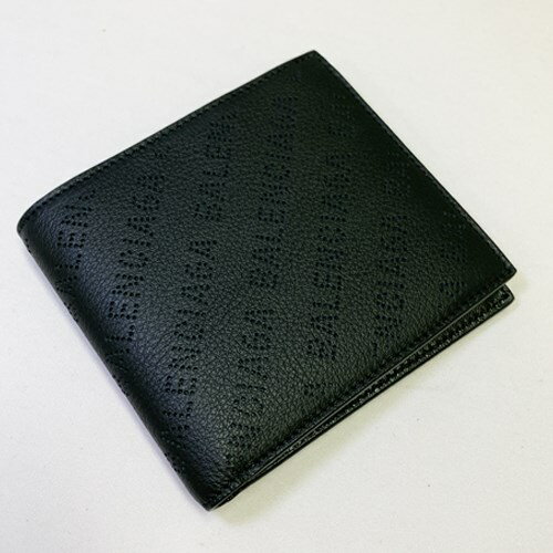 バレンシアガ 財布（メンズ） バレンシアガ 財布 小物 ロゴ カーフ製折り財布 ブラック メンズ 594549D6WZN BALENCIAGA