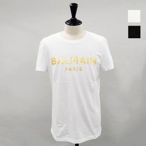 ۥХޥ åȥ T Balmain Paris ץ Ⱦµ ۥ磻  ֥å ۥ磻 WH1EF00...