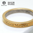 【9/15_P2倍&最大2万円クーポン】メゾンマルジェラ リング 指輪 medium logo ring メンズ メンズリング 高級指輪 ブランドリング おしゃれ メンズブランドリング カジュアル 高級 カジュアルリング SM1UQ0080SV0158 MAISON MARGIELA
