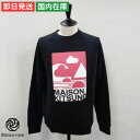【全品5%OFF&最大P10倍】メゾンキツネ スウェット アンソニー・バーリル コットンスウェット ネイビー メンズ kitsune メンズスウェット 高級スウ...