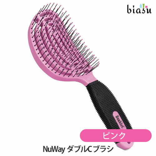 NuWay ニューウェイ DoubleC ダブルC ブラシ ピンク (国内正規品)
