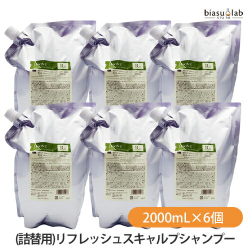 (詰替用)ビオーブ リフレッシュスキャルプシャンプー 2000mL×6個 (RS-2000) (医薬部外品) (国内正規品) (詰替用)ビオーブ リフレッシュスキャルプシャンプー 2000mL×6個 (RS-2000) (医薬部外品) (国内正規品)