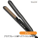 エントリーでポイント5倍! ケアライズ アクアプレート WP ヘアアイロン SI-400 グレー(国内正規品)