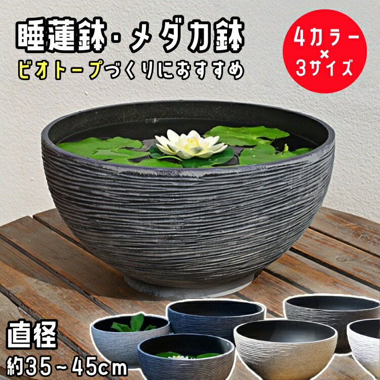 睡蓮鉢スイレン鉢水鉢メダカ鉢金魚鉢...