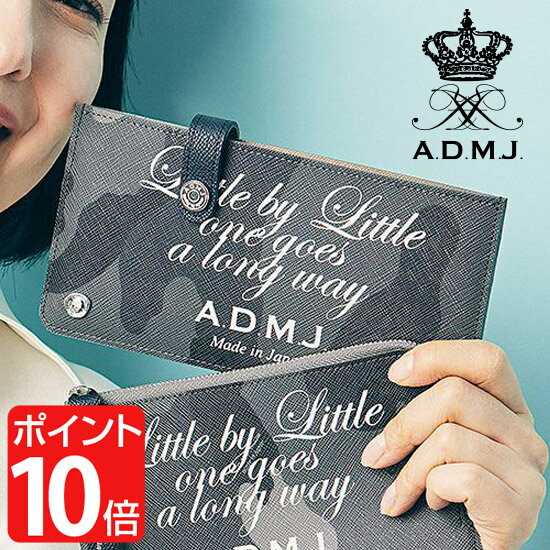 ADMJ  A.D.M.J. ǥॸ 쥿󥰥ǥ ०å LETTERING DESIGN SLIM WALLET