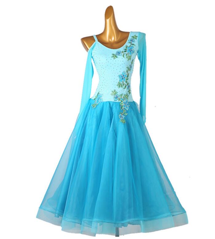 送料無料 オーダーメイド可能 高品質 社交ダンスドレス 社交ダンス レディース ダンスウェア フラメンコ 社交ダンス衣装 モダン衣装 競技用のドレス スタンダードドレス ワンピース スレンダーモ練習着 ダンドレス 大きい裾 着痩せ ワルツ ゴージャス ステージ パーティー